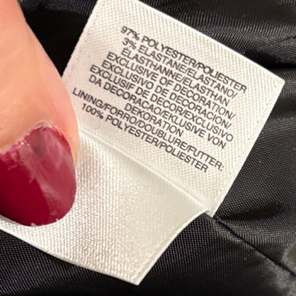 Anne Klein Black and White Patterned Blazer - Picture 7 of 7